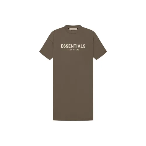 Fear Of God Essentials Tee Dress 'Wood'