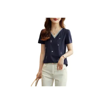 XWI T-Shirts Women's Navy Blue