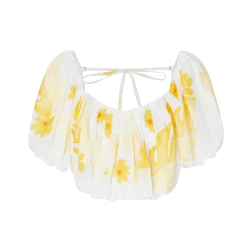 MOCO Crop Top Women's Arts Floral Color
