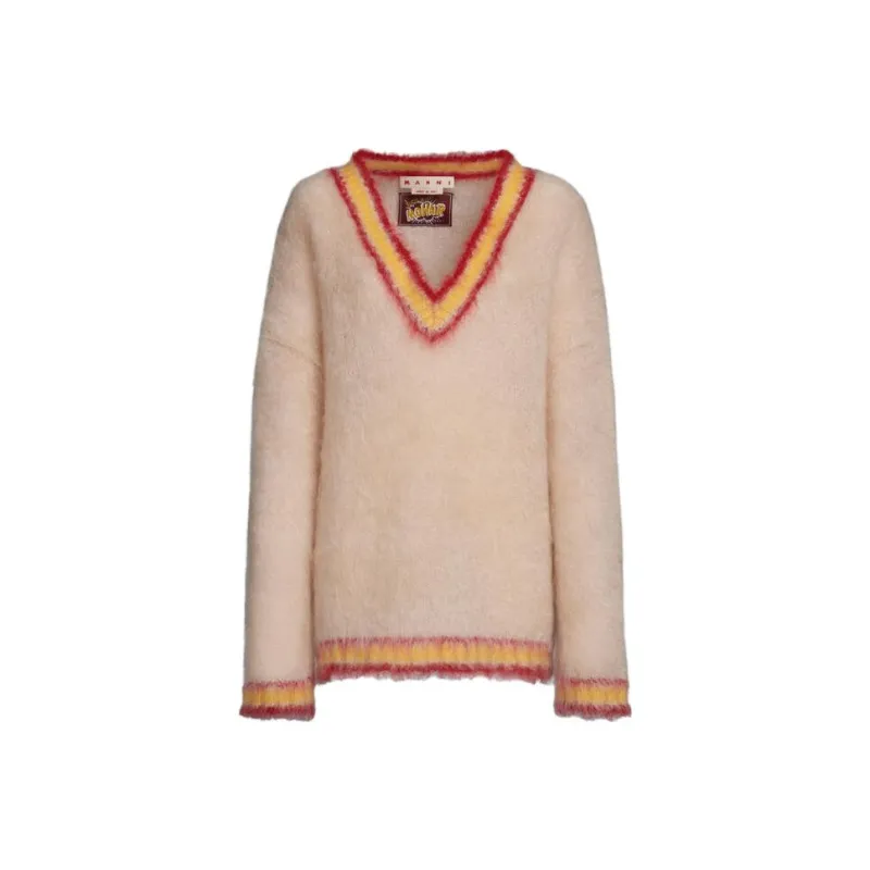 MARNI V-Neck Knit Jumper-0