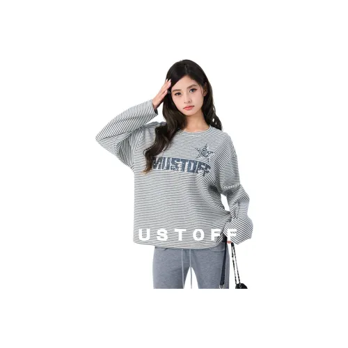 MUSTOFF Regular T Shirt Women's Gray