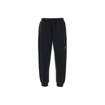 STONE ISLAND Logo Patch Tapered Leg Sweatpants