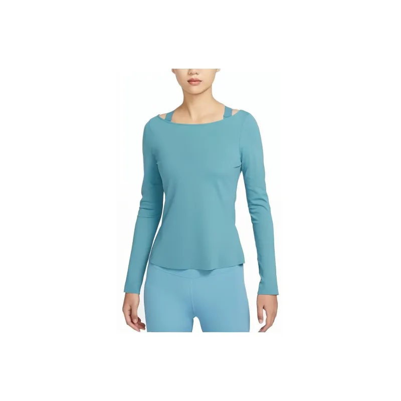 Nike T Shirts Women's Blue-0