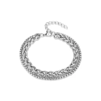RINGLOVE Titanium Steel Bracelets Unisex