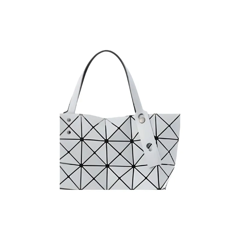 ISSEY MIYAKE PVC Tote Bag Shopping Bag Shoulder Bags Handbags Regular Women's Light Gray-1