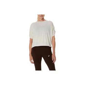 Asics NAGINO RUN Drop Shoulder Sleeve T Shirt Women's Birch Heather