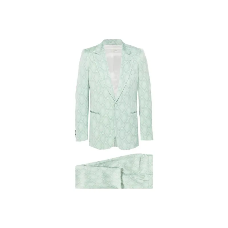 DRIES VAN NOTEN Business Suits Men's Green-0