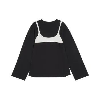 MM6 Maison Margiela Numbers Motif Long Sleeved T Shirt