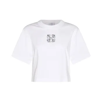 OFF WHITE Arrow Motif Crewneck T Shirt