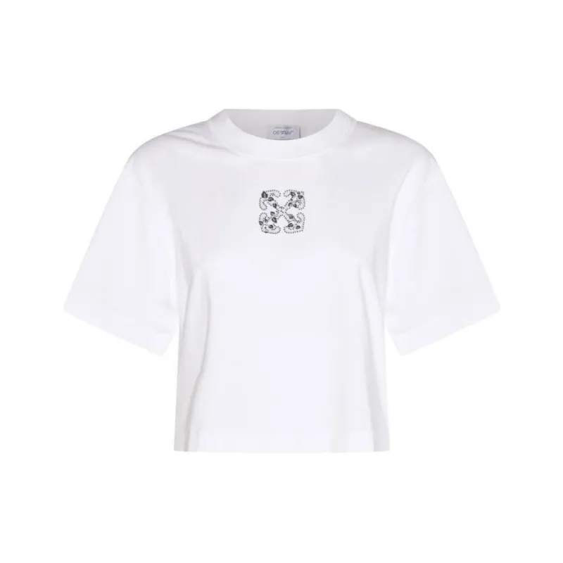 OFF WHITE Arrow Motif Crewneck T Shirt-0