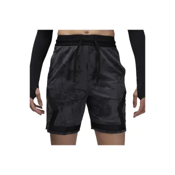 Jordan Men's Dri FIT Printed Diamond Shorts Casual Shorts Men's Black