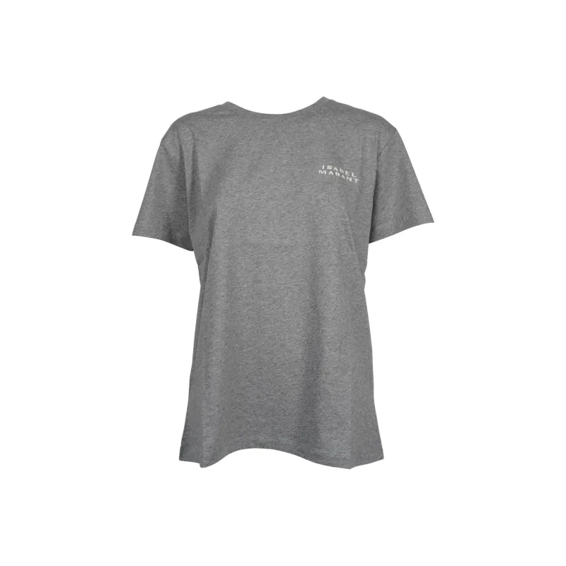 ISABEL MARANT Vidal Logo Embroidered T-Shirt-0
