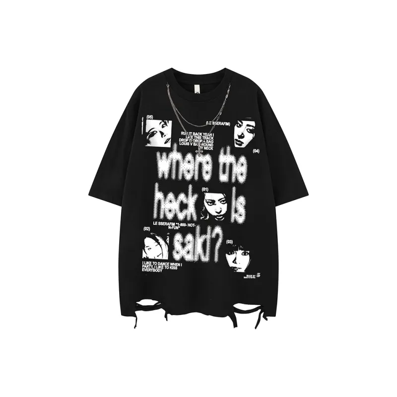 BEAR UNION Drop Shoulder Sleeve T Shirt Unisex-0