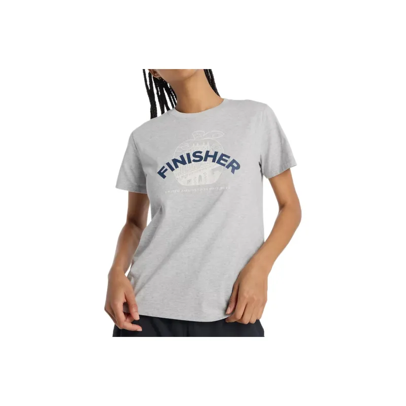New Balance United Airlines NYC Regular T Shirt Women's Gray-0