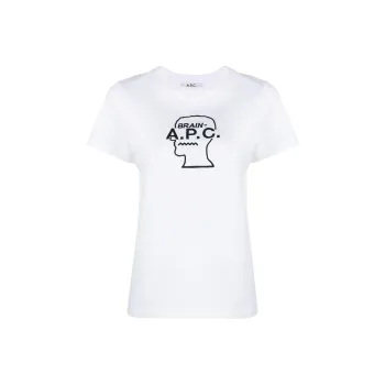Brain Dead X A.P.C T-Shirts Women's White