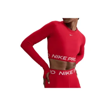 Nike Pro Women's Dri FIT Cropped Long Sleeve Top