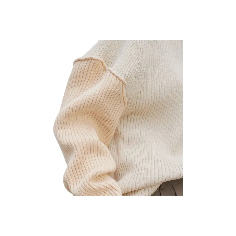 THE ROW Dua Drop shoulder Ribbed Jumper-4