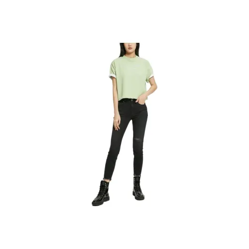 CALVIN KLEIN T Shirt Women's Green