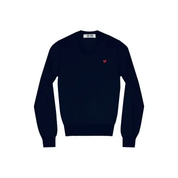 CDG Play Sweaters Women's Blue
