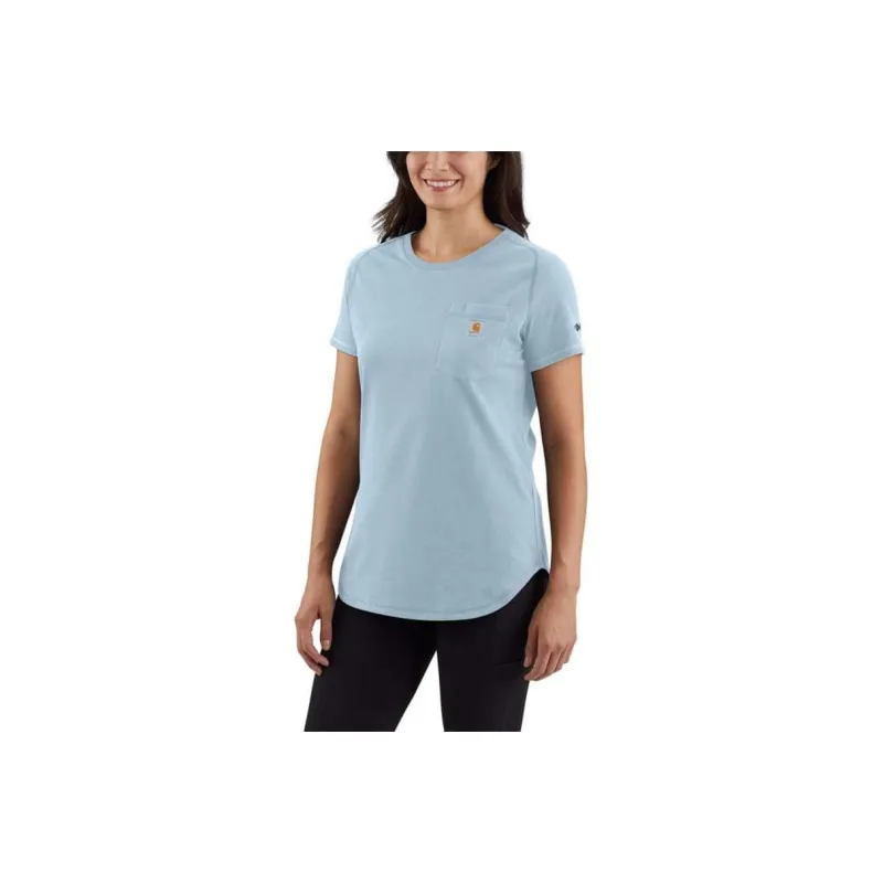 Carhartt 105415 WOMEN'S CARHARTT FORCE®MIDWEIGHT POCKET T-SHIRT T-Shirt RELAXED FIT Women's-2