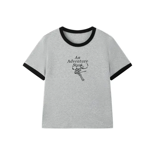 LEDIN T Shirt Women's Lunar Rock Gray