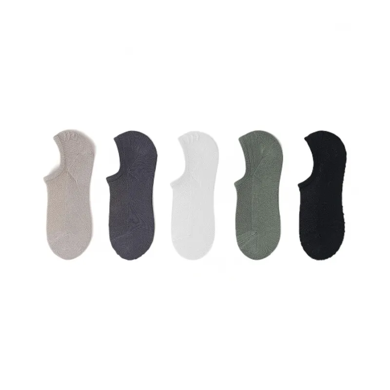 H YXIANG No Show Socks Men's 5 Pack-6
