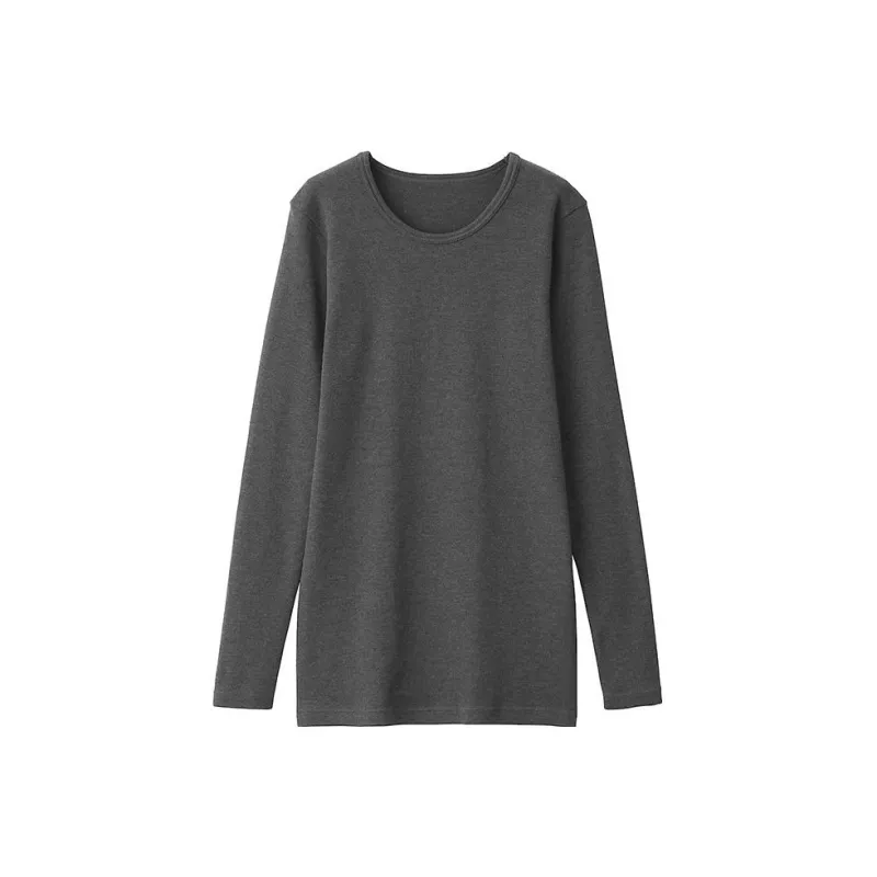 MUJI Drop Shoulder Sleeve T-Shirt Women's-5