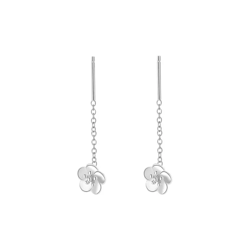 GIFT&CO S999 Fine Silver Drop Earrings Women's-10