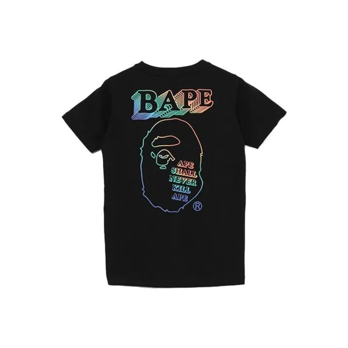 A BATHING APE T Shirts Women's Black-0