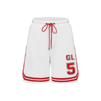 GALLIANO LANDOR Casual Shorts Men's Cream White Red