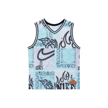 Nike SS23 Resistant High Basketball Series DNA 'CHBL' Basketball Jerseys Men's Pink Blue