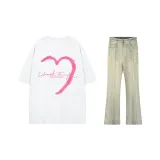 White Right Heart+Yellow Mud Jeans