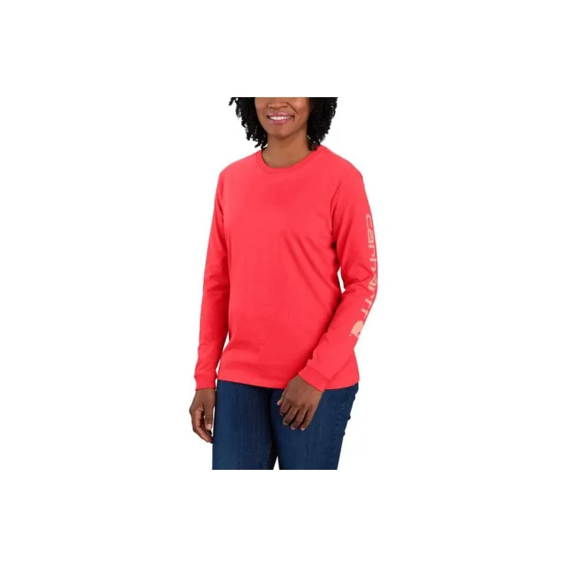 Carhartt LOOSE FIT HEAVYWEIGHT LONG SLEEVE LOGO SLEEVE GRAPHIC T Shirt Women's-5