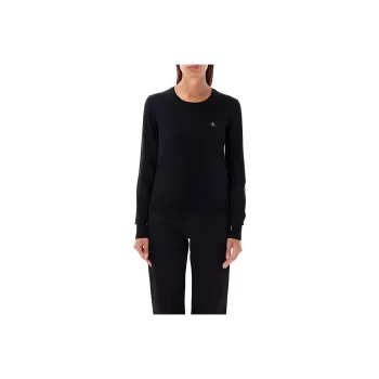 Vivienne Westwood Orb Embroidered Knitted Jumper