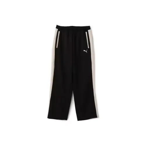 PUMA T7 TrackPants Athletic Trousers Unisex Black