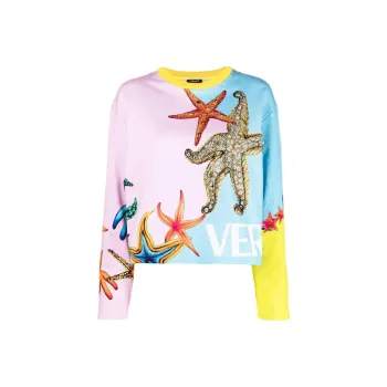 VERSACE T-Shirts Women's Multicolor