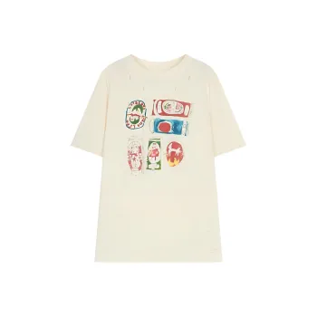 DOSOHEB Regular T Shirt Women's Cream Yellow