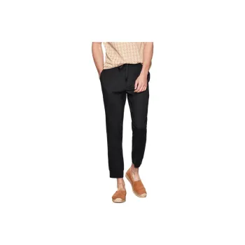 JODOLL Casual Pants Men's Charcoal Black