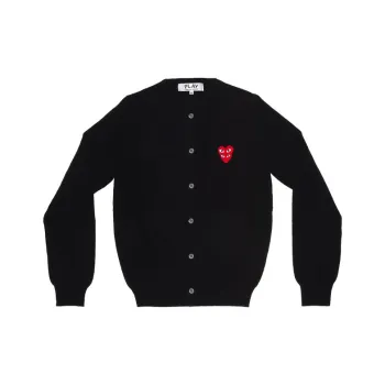 CDG Play Sweaters Women's Black