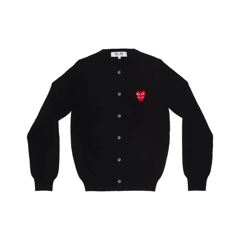 CDG Play Sweaters Women's Black-0