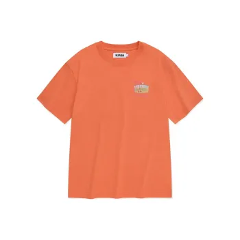 Kirsh SS24 Drop Shoulder Sleeve T Shirt Women's Orange