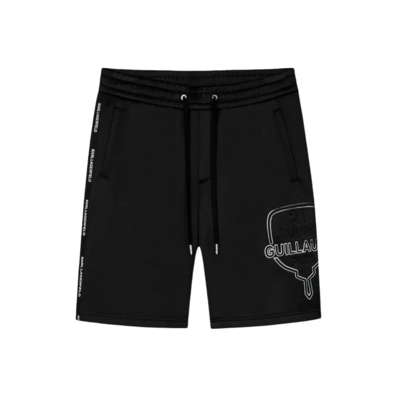 KARL LAGERFELD SS24 Casual Shorts Men's Black-0
