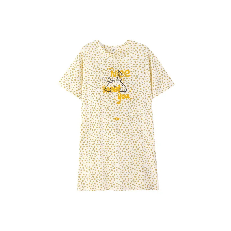 Nodos Shield Nightgown Women's Yellow-0
