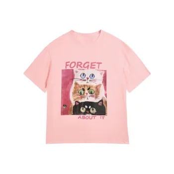 Ning Cai Yuer Drop Shoulder Sleeve T Shirt Women's