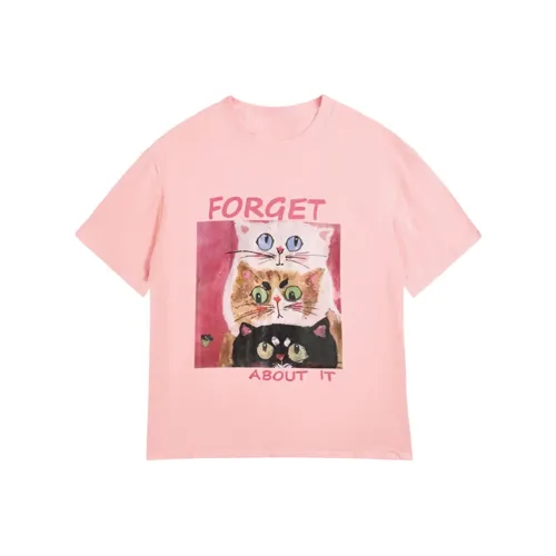 Ning Cai Yuer Drop Shoulder Sleeve T Shirt Women's