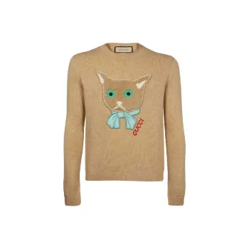 GUCCI FW21 Loose Fit Sweater Women's Yellow