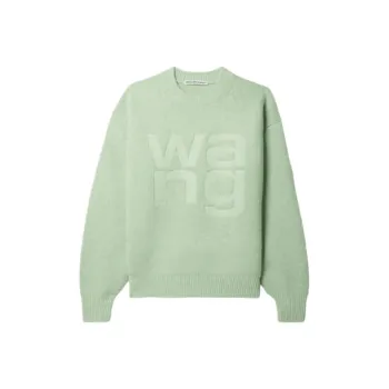 Alexander Wang Logo Detailed Knit Sweater