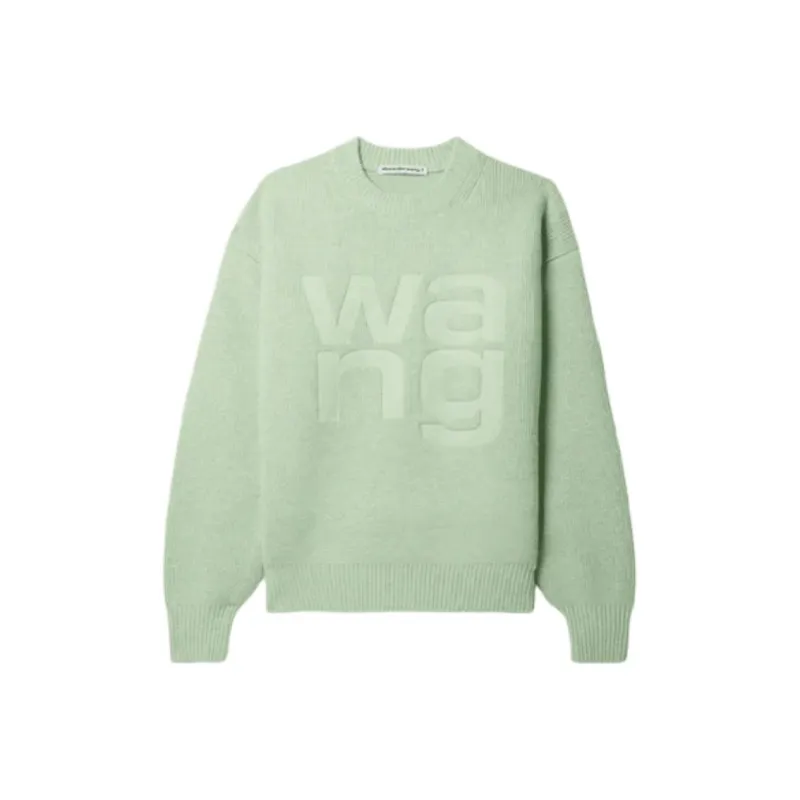 Alexander Wang Logo Detailed Knit Sweater-0