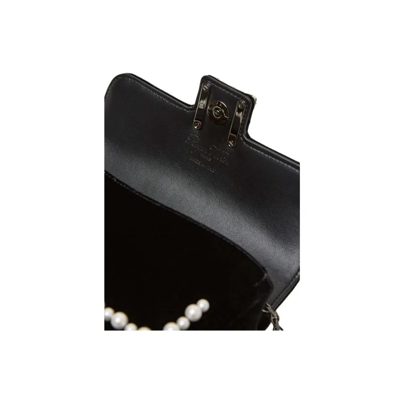 Roger Vivier Jeu De Fille Embellished Velvet Clutch Bag-4