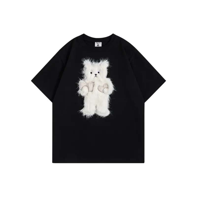 YUZHAOLIN Effortless Style Oversized Casual Top Unisex-2